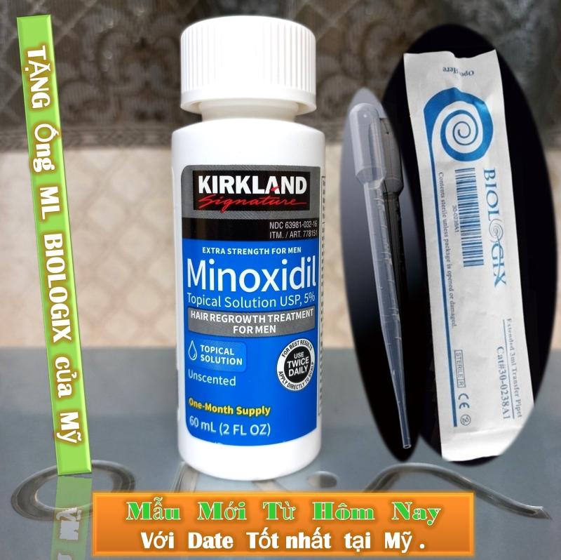Sản phẩm mọc tóc mọc râu Minoxidil 5% Kirkland USA từ Hoa Kỳ - 1 Chai