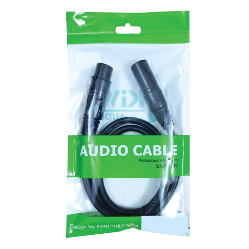 Dây canon Đực cái Kiwi dài 08m và 15m - Dây canon âm dương kiwi [ Hàng chính hãng ]