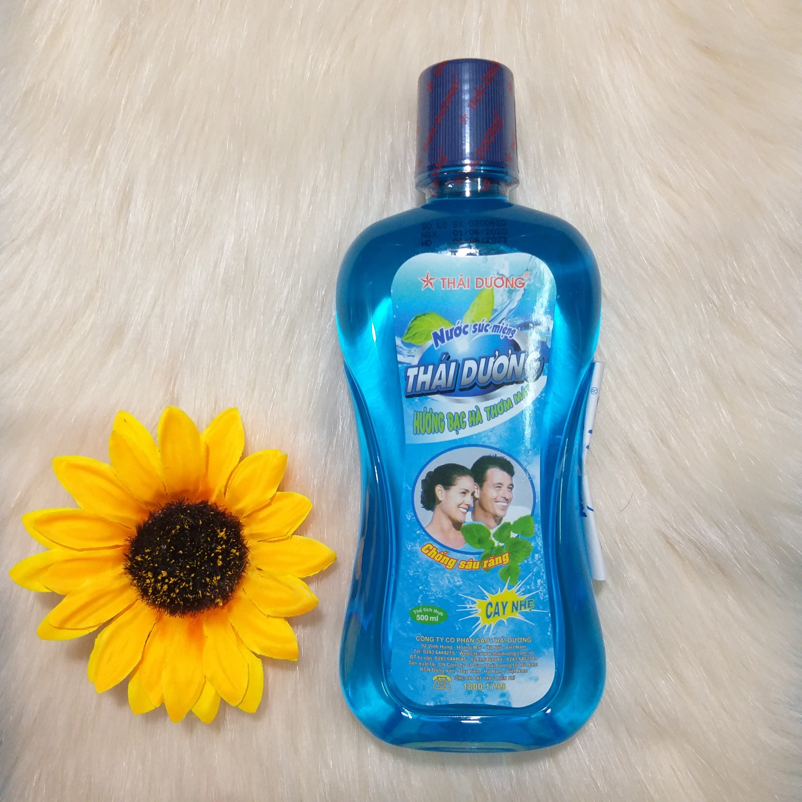 Nước súc miệng Thái Dương – Hương bạc hà thơm mát