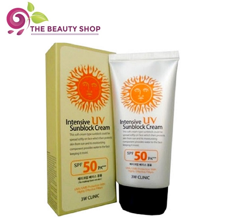 [HCM]Kem chống nắng 3W Clinic Intensive Sunblock cream 70ml