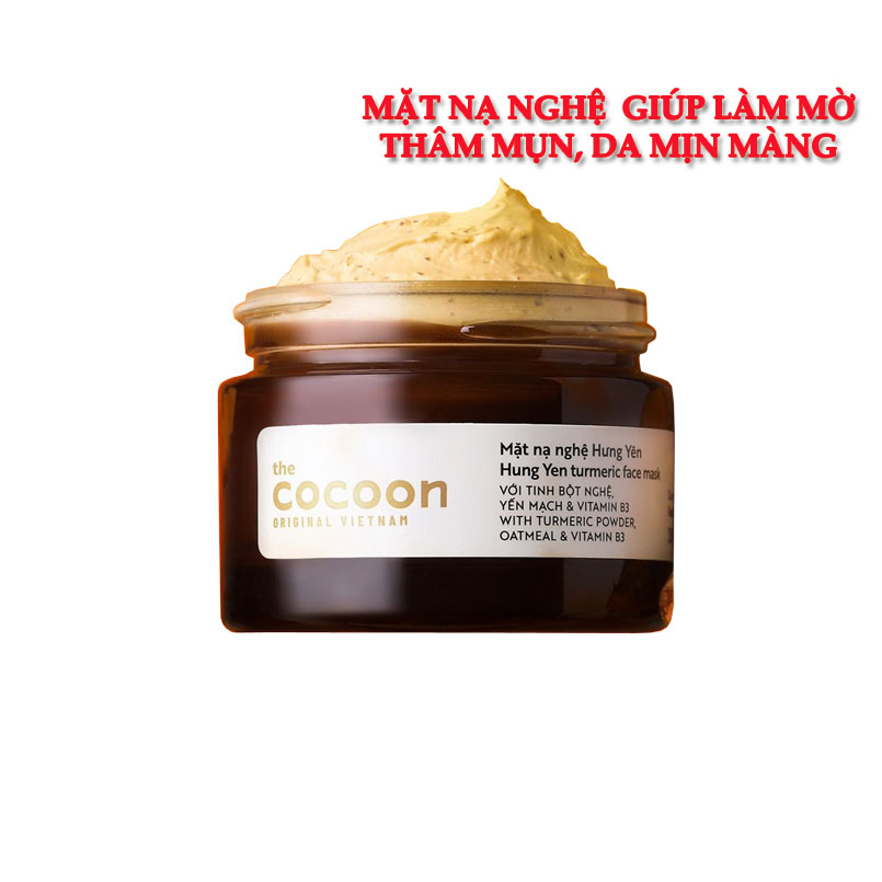 [HCM]Mặt nạ nghệ Hưng Yên Cocoon 30ml 100ml sạch mụn mờ thâm