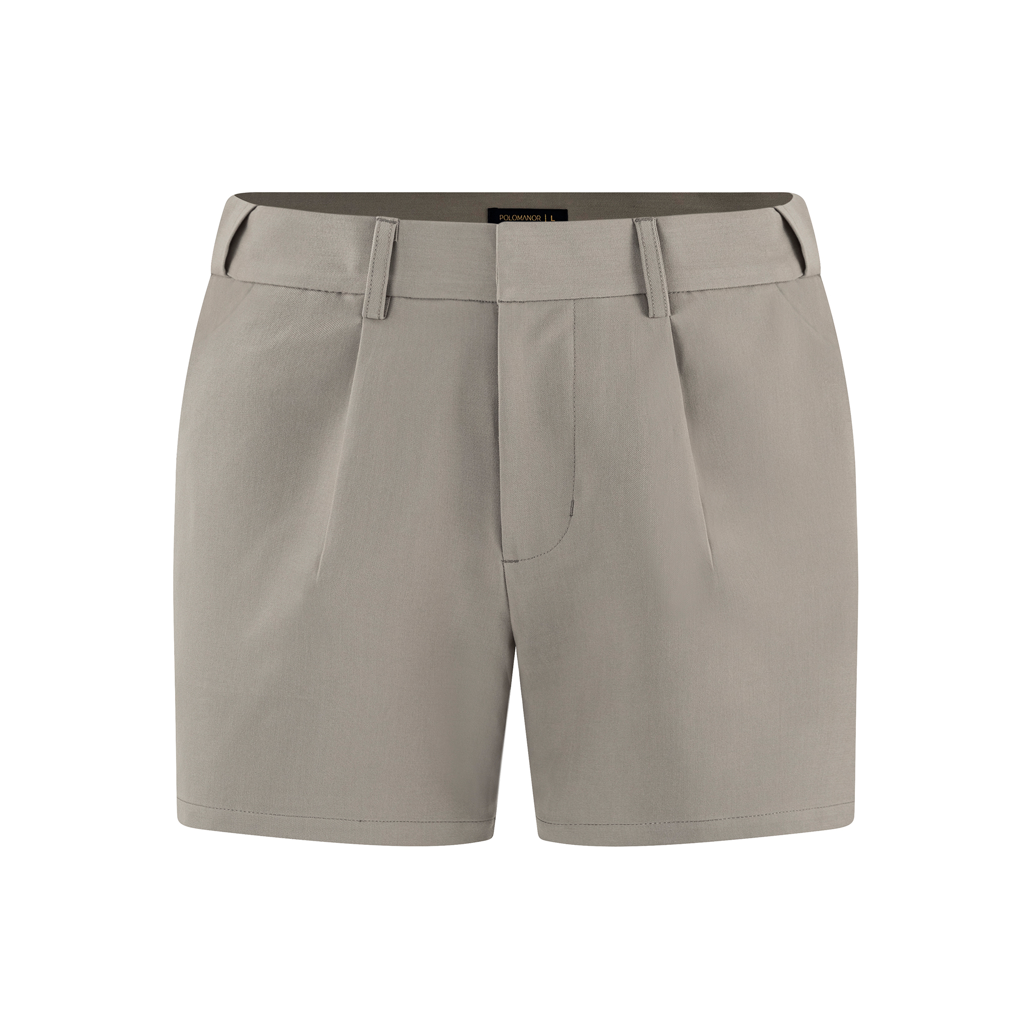 Quần short tây nam POLOMANOR kiểu dáng Classic sang trọng lưng chun ẩn chất liệu cao cấp thoáng mát