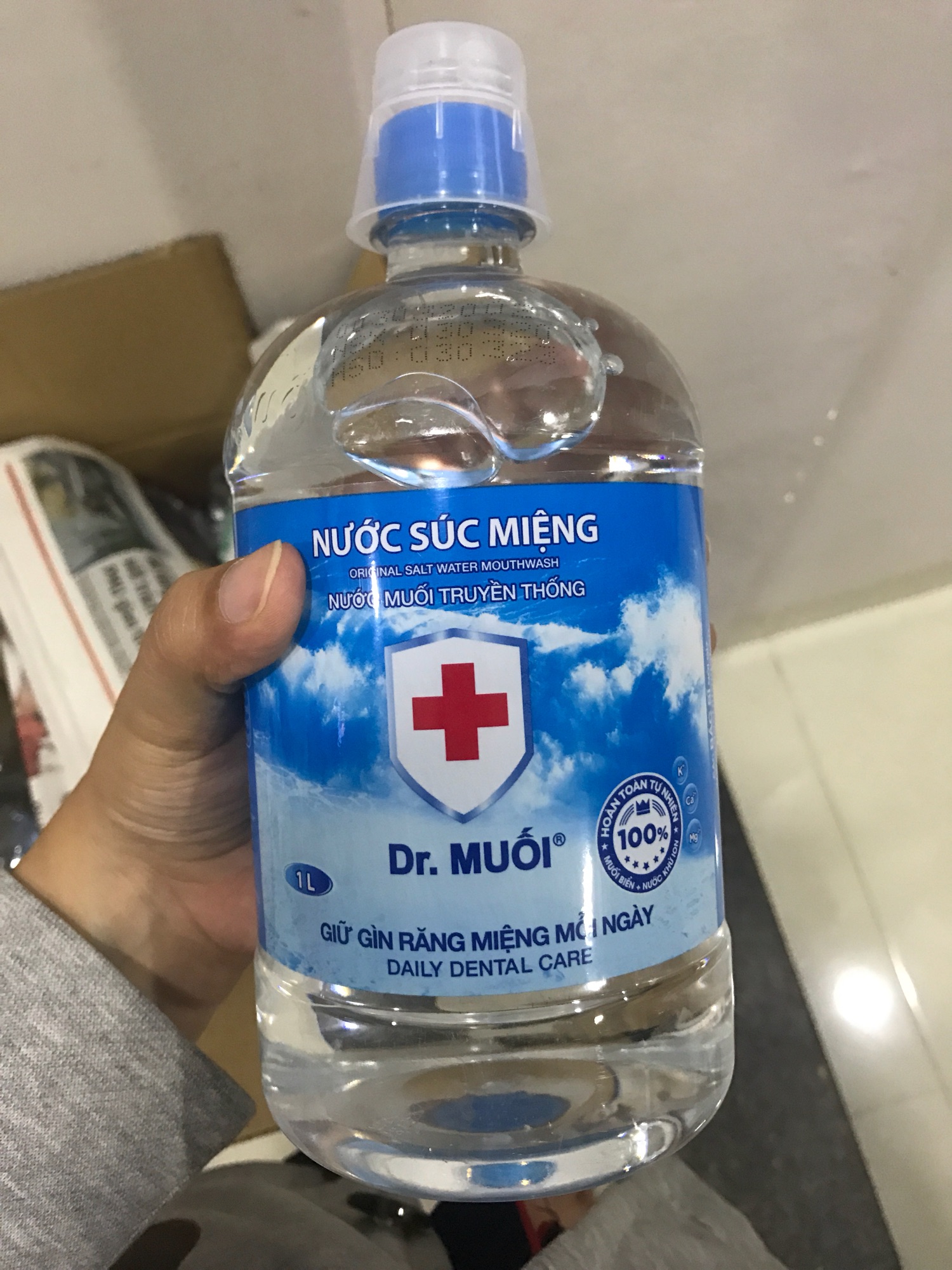 Nước súc miệng dr muối truyền thống