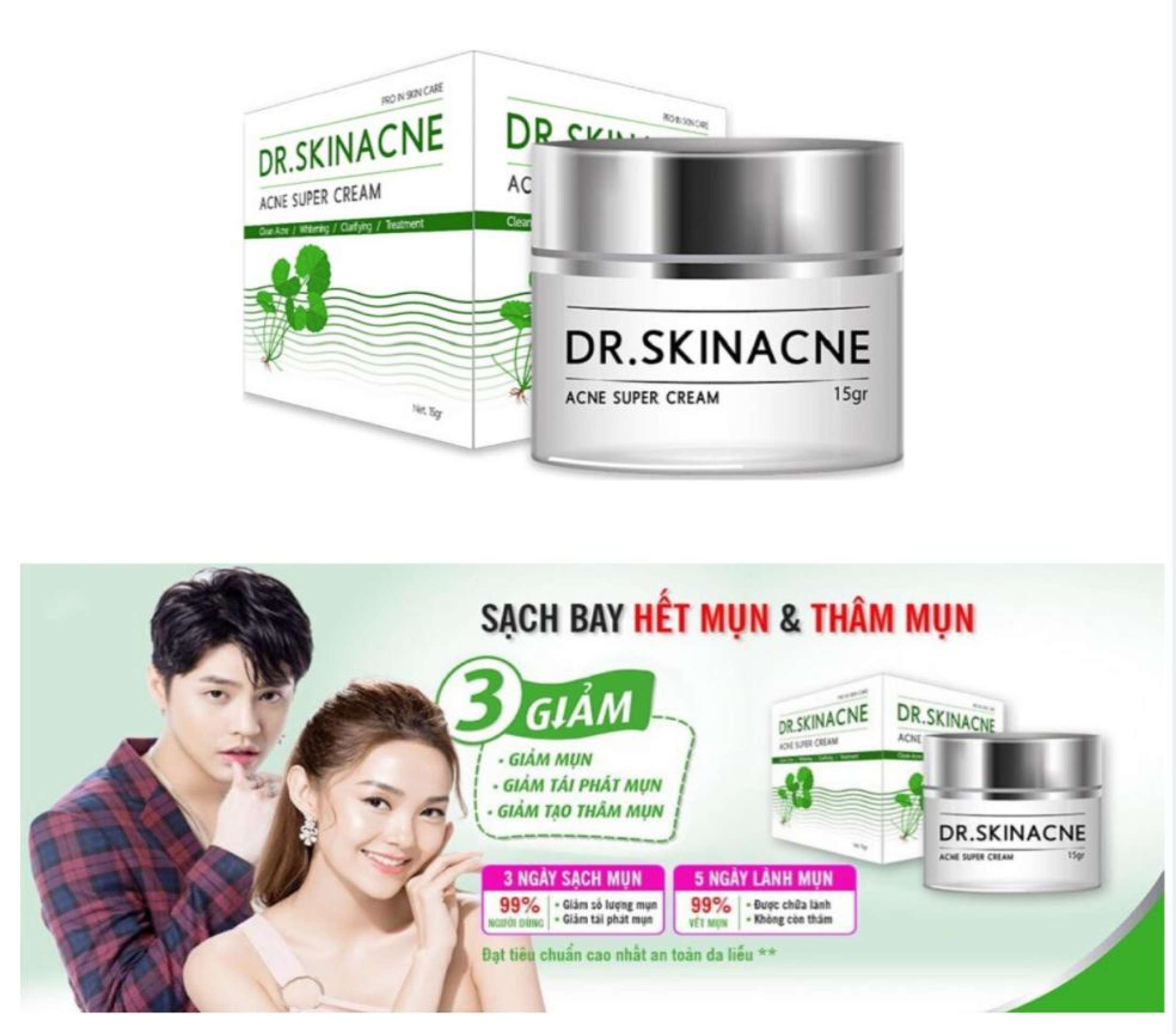 [HCM]Kem Ngăn Mụn Xóa Thâm Dr.Skinacne