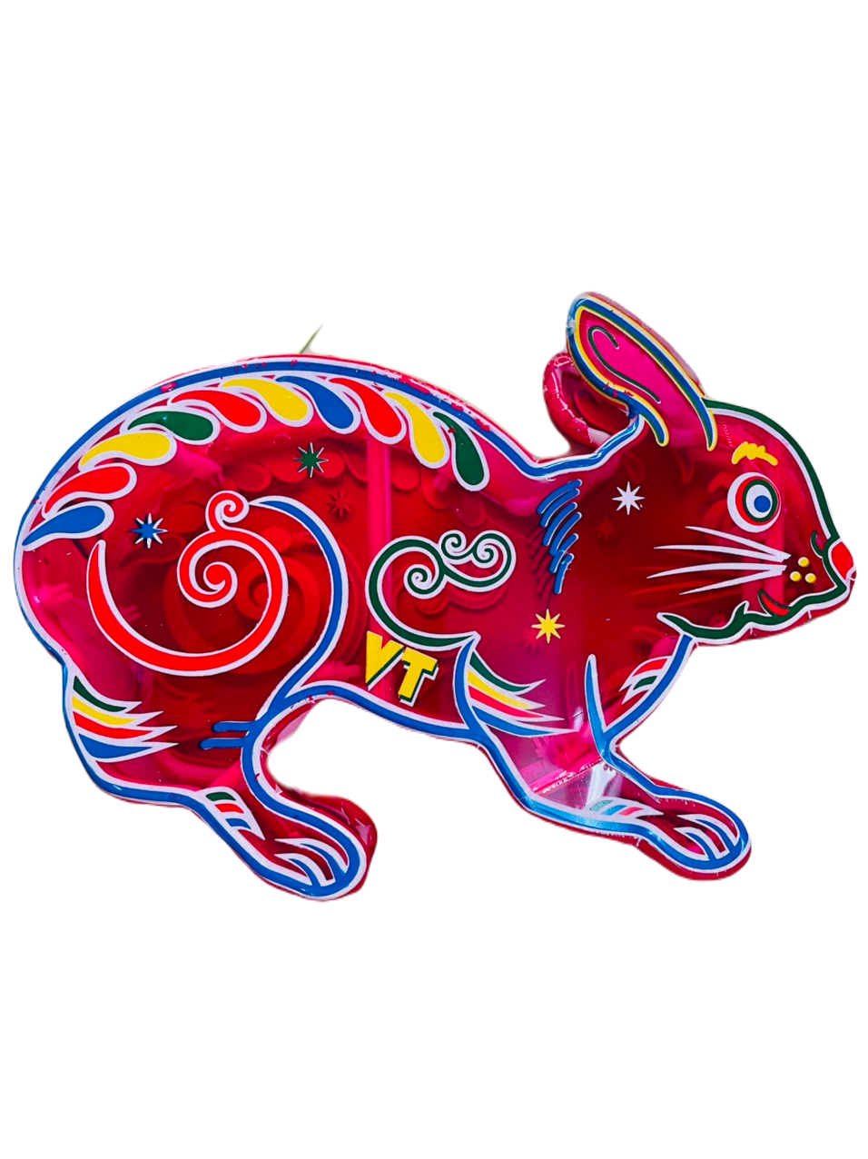 Size to Lồng đèn trung thu kiếng khung nhựa loại đẹp cho bé size 25cm đến 30cm