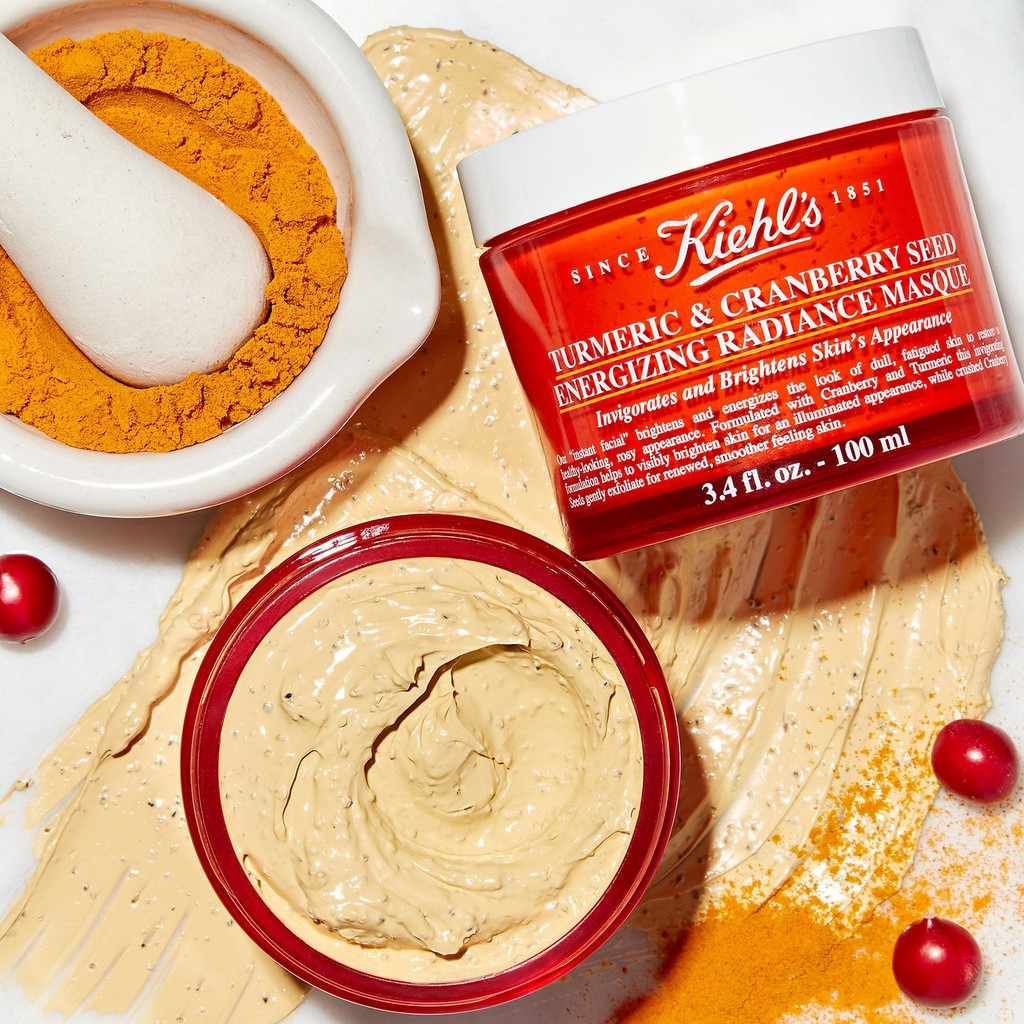 [Hcm]Mặt Nạ Nghệ Kiehls Turmeric & Cranberry Seed Energizing Radiance Masque 100Ml Cam Kết Hàng Đúng Mô Tả Chất Lượng Đảm Bảo An Toàn Đến Sức Khỏe Người Sử Dụng