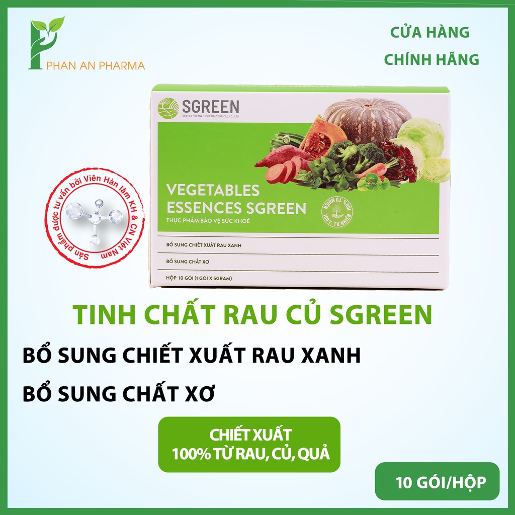 Tinh Chất Rau Củ Quả Sgreen Chiết Xuất Tự Nhiên Hoàn Toàn Từ Rau Củ Cn22