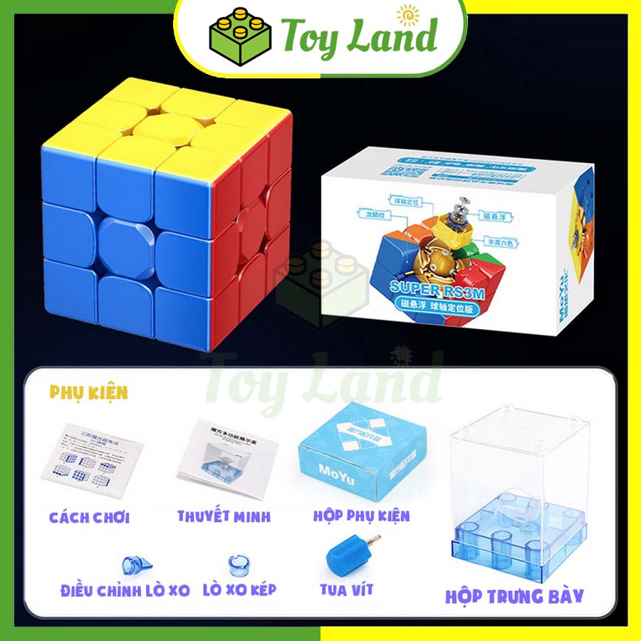 Rubik 3x3 Super RS3M 2022 Maglev MoYu MF3RS3 M Rubic Nam Châm 3 Tầng Stickerless 3x3x3