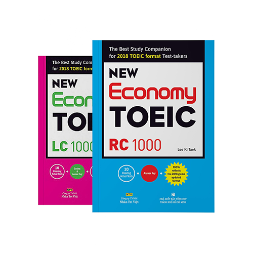 Sách New Economy Toeic RC 1000 LC 1000 Tặng Kèm Audio