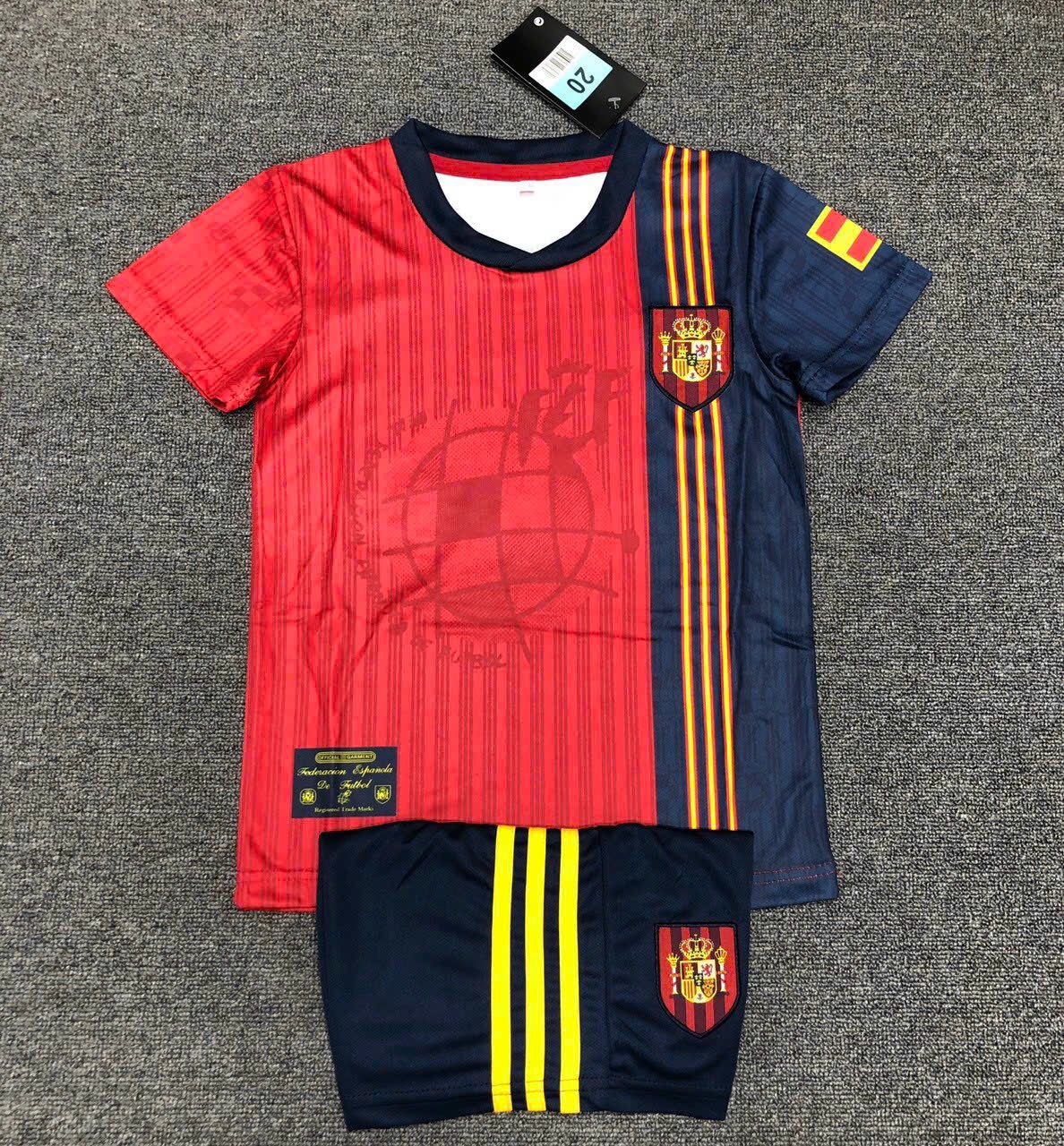 Áo Đá Bóng Trẻ Em Bayern - Barca - TBN - Vải Thái Chuẩn áo đấu Bay mùa giải 2023 phom 14kg-50kg - Áo