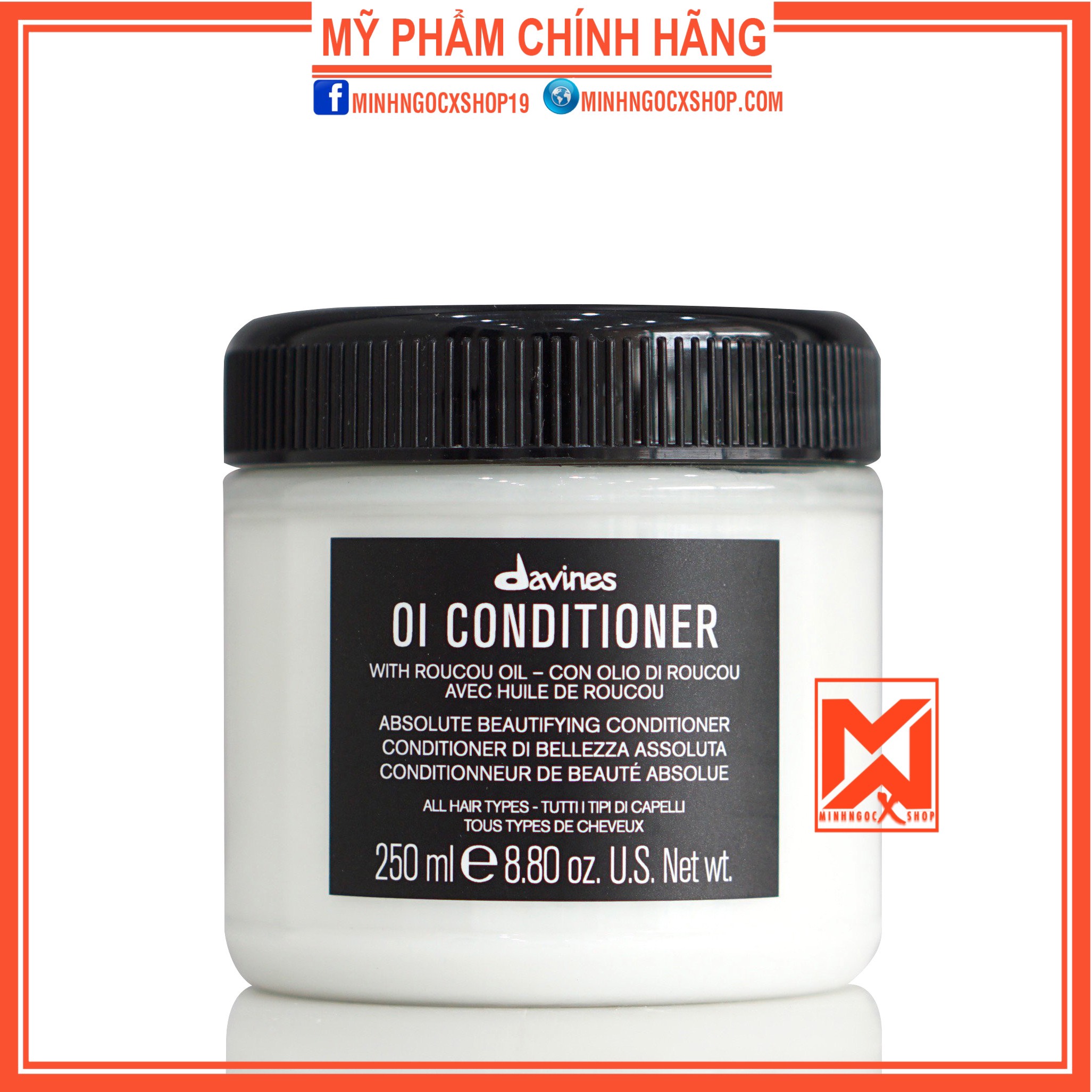 Dầu Xả Hoàn Mỹ Cho Mọi Loại Tóc Davines Oi 250Ml Chính Hãng