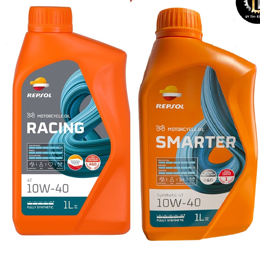 [CẶP ĐÔI REPSOL GIÚP MÁY BỐC HƠN]nhớt repsol racing 10W40 chai 1L hoặc nhớt repsol sintetico (smarte