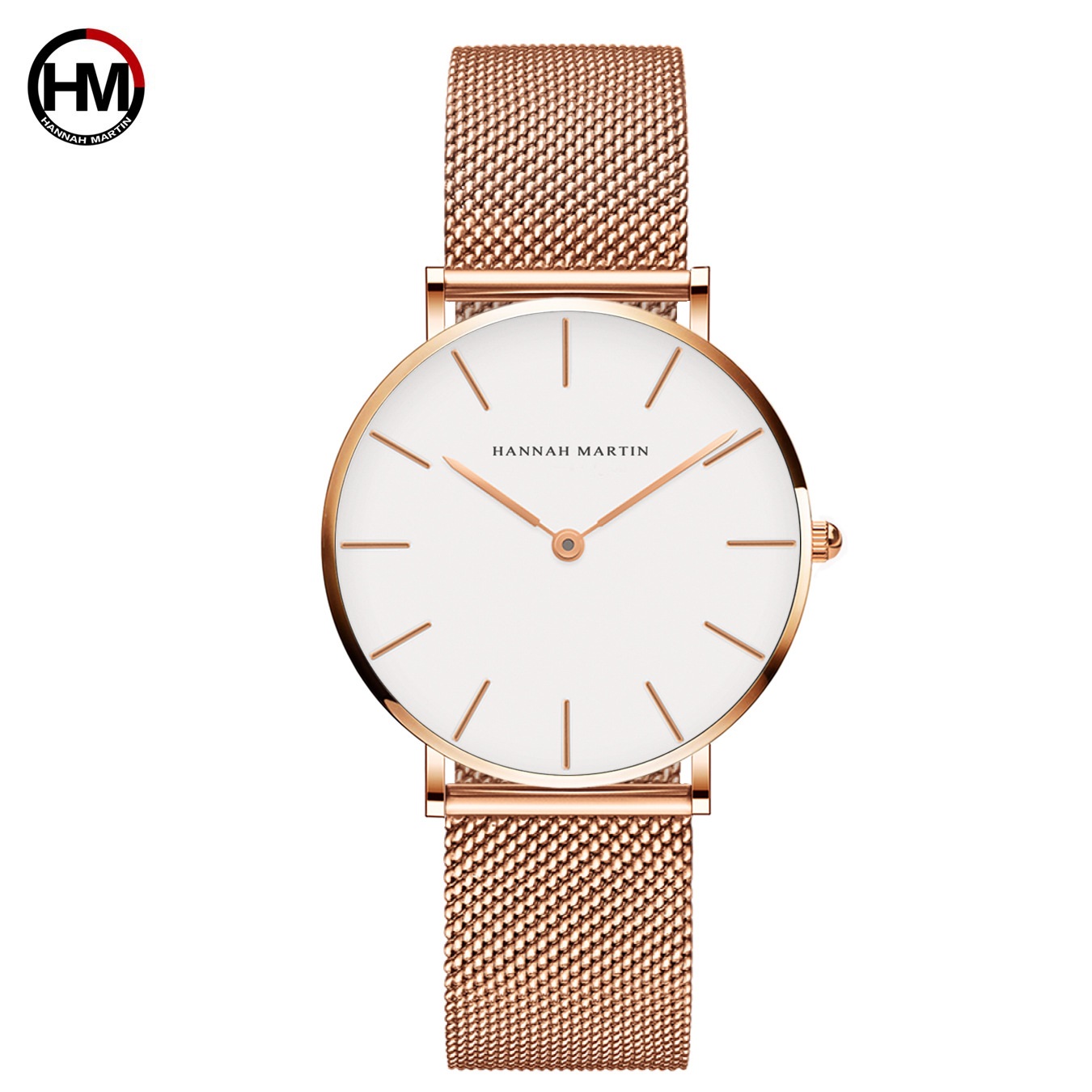 Đồng Hồ Nữ Chính Hãng HANNAH MARTIN TD1 Máy Nhật Cao Cấp Dây Kim Loại Thời Trang Đẹp Sang Trọng Giá 