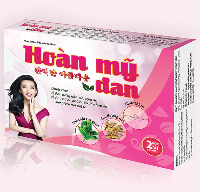 Viên Uống Hoàn Mỹ Đan Loại Bỏ Mụn Nám Tàn Nhang