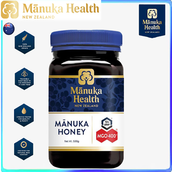 Mật ong Manuka Health MGO 400  UMF 13+ Manuka Honey 500g