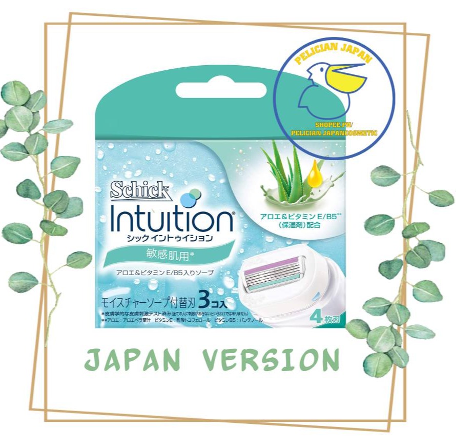 [Hcm]Đầu Dao Cạo Thay Thế Refill Schick Intuition Bản Lẻ 1 Cái