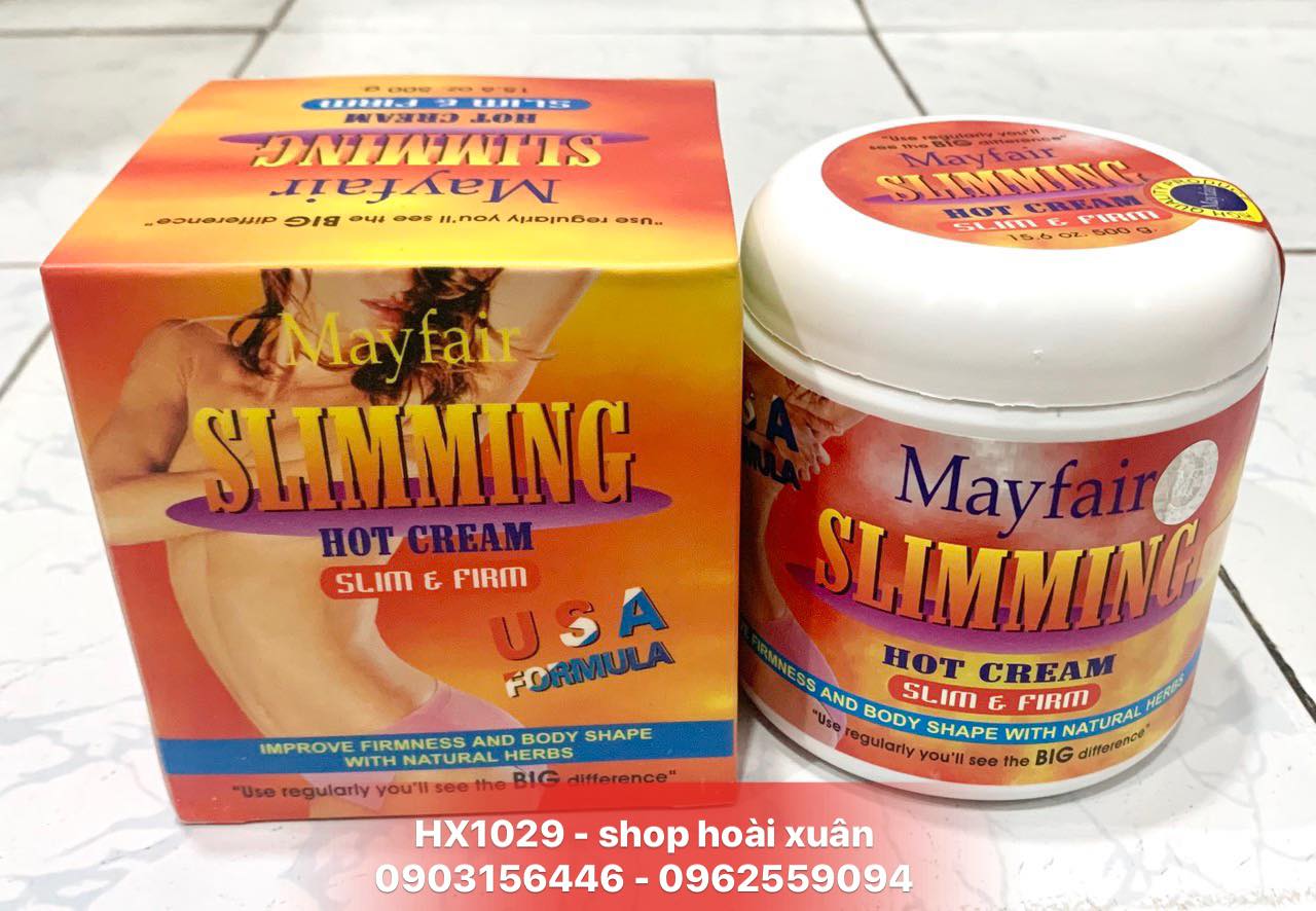 [Hcm]Kem Tan Mỡ Ớt & Tảo Biển Dạng Nóng Mayfair Slimming Hot Cream Red Chili Pepper & Sea Weed - Hx1029