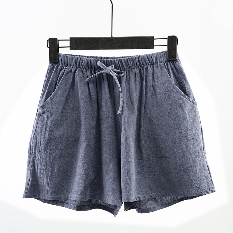 Quần short đũi xuất Nhật quần short nữ ống rộng trơn 10 màu chất vải siêu mát