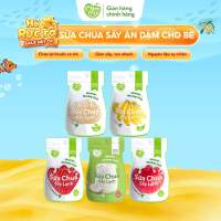 Combo 5 gói sữa chua sấy cho bé Mămmy đủ vị nguyên chất táo tổ yến dâu chuối cho bé từ 6 tháng tuổi - 20 gram