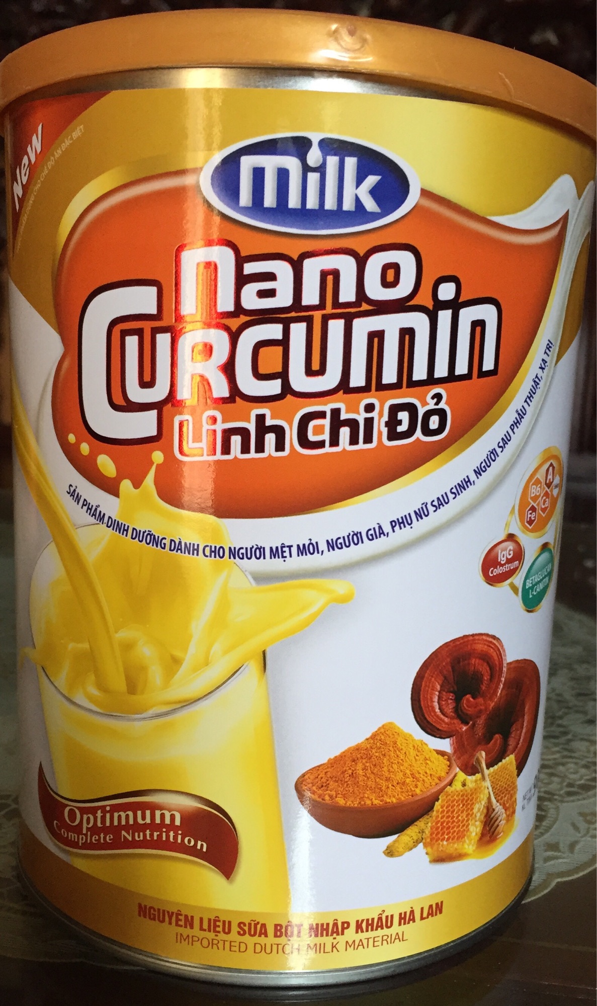 Sữa Nano Curcumin Linh Chi Đỏ