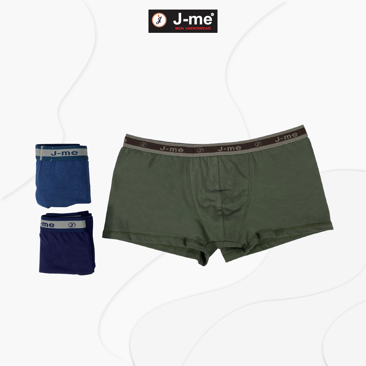 Quần Lót Nam boxer J-me - lưng thun bản dày 2cm co dãn và thoáng mát - JM019SH
