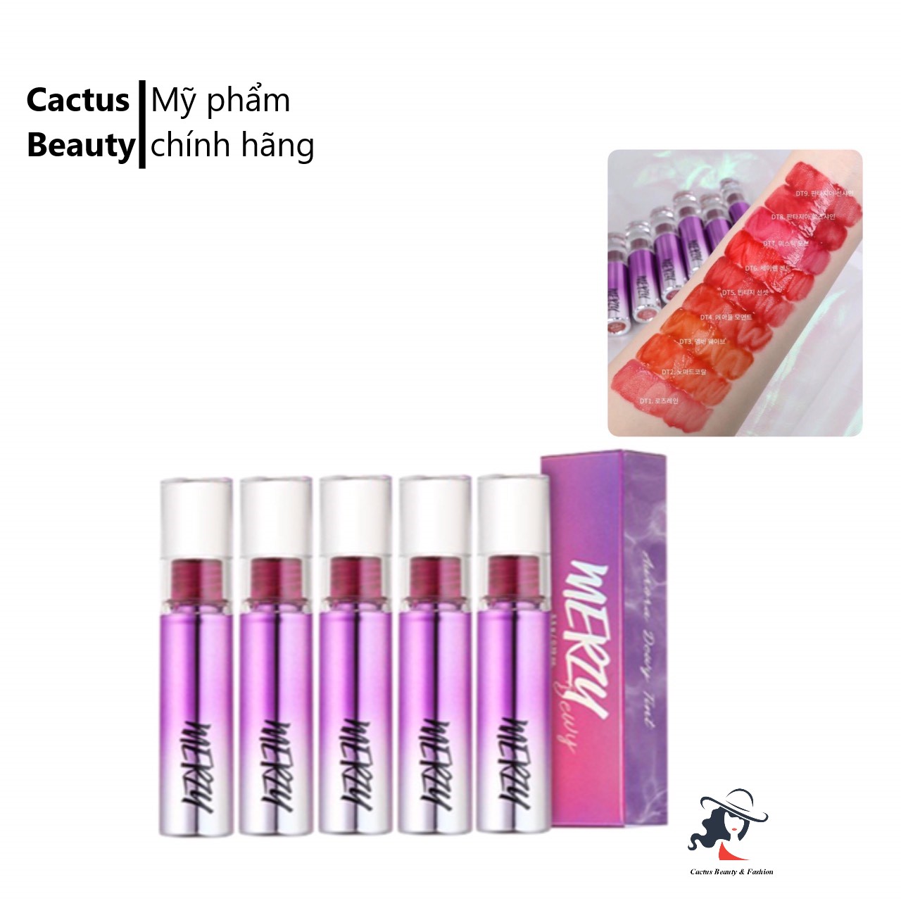 [HCM]Son Tint Bóng Merzy Aurora Dewy Tint