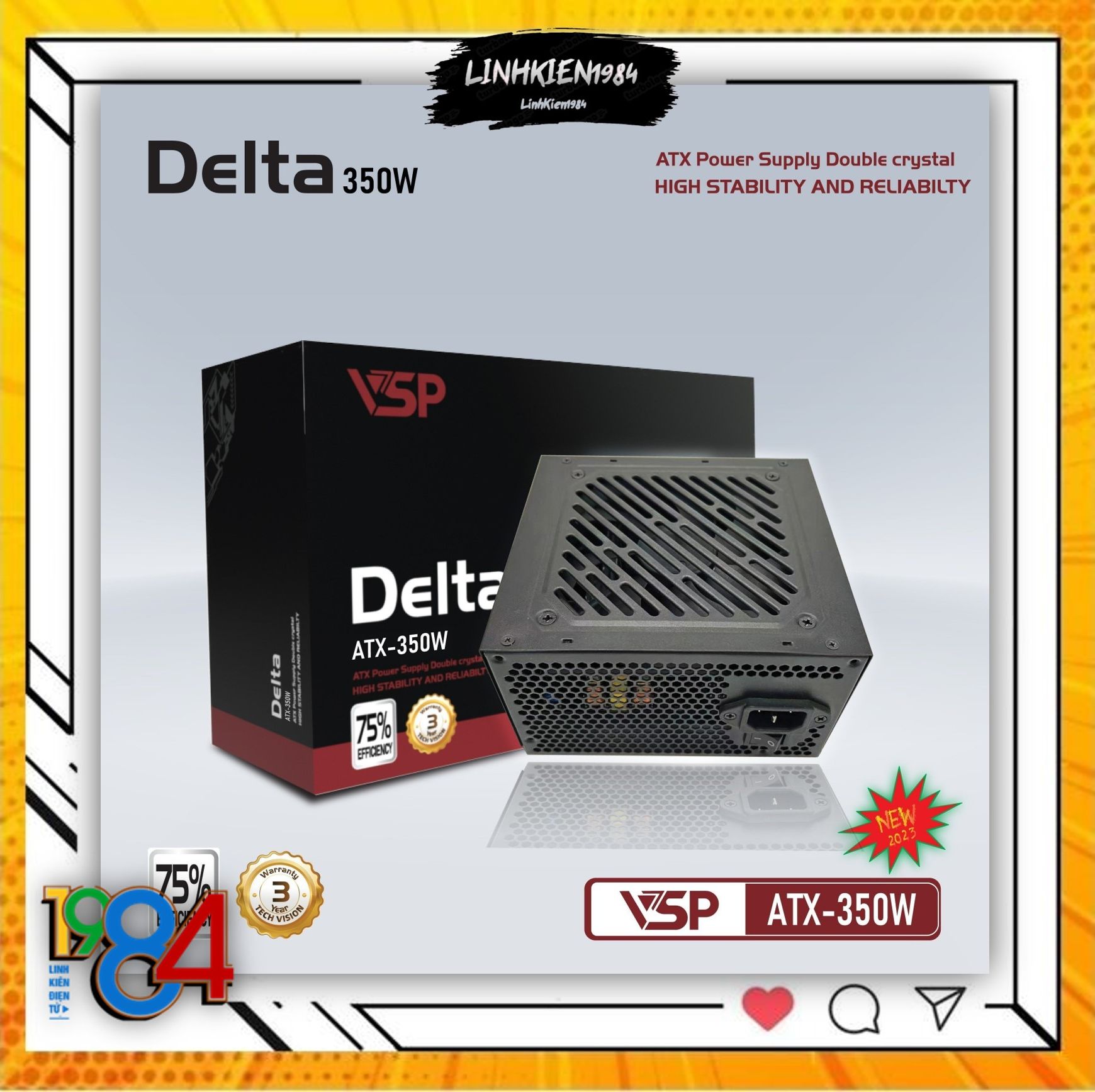 Nguồn Delta ATX 350W