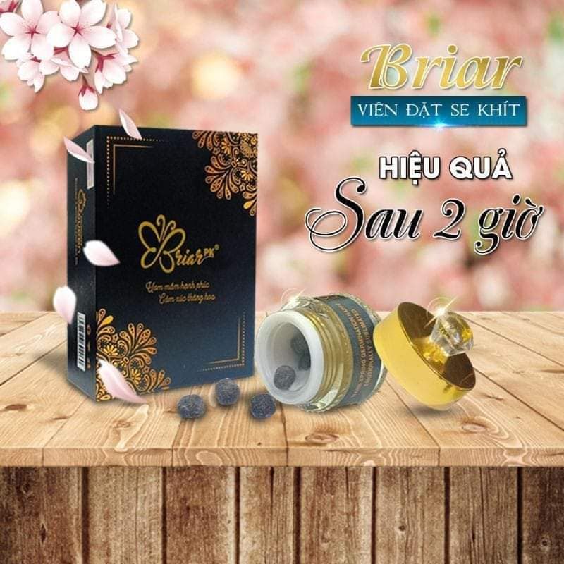 [Chính Hãng] 4 Viên Đặt Briar Se Khít Vùng Kín Sau 2H - Hết Viêm Ngứa Làm Hồng Cô Bé Hiệu Quả Rõ Rệt - Miễn Phí Ship