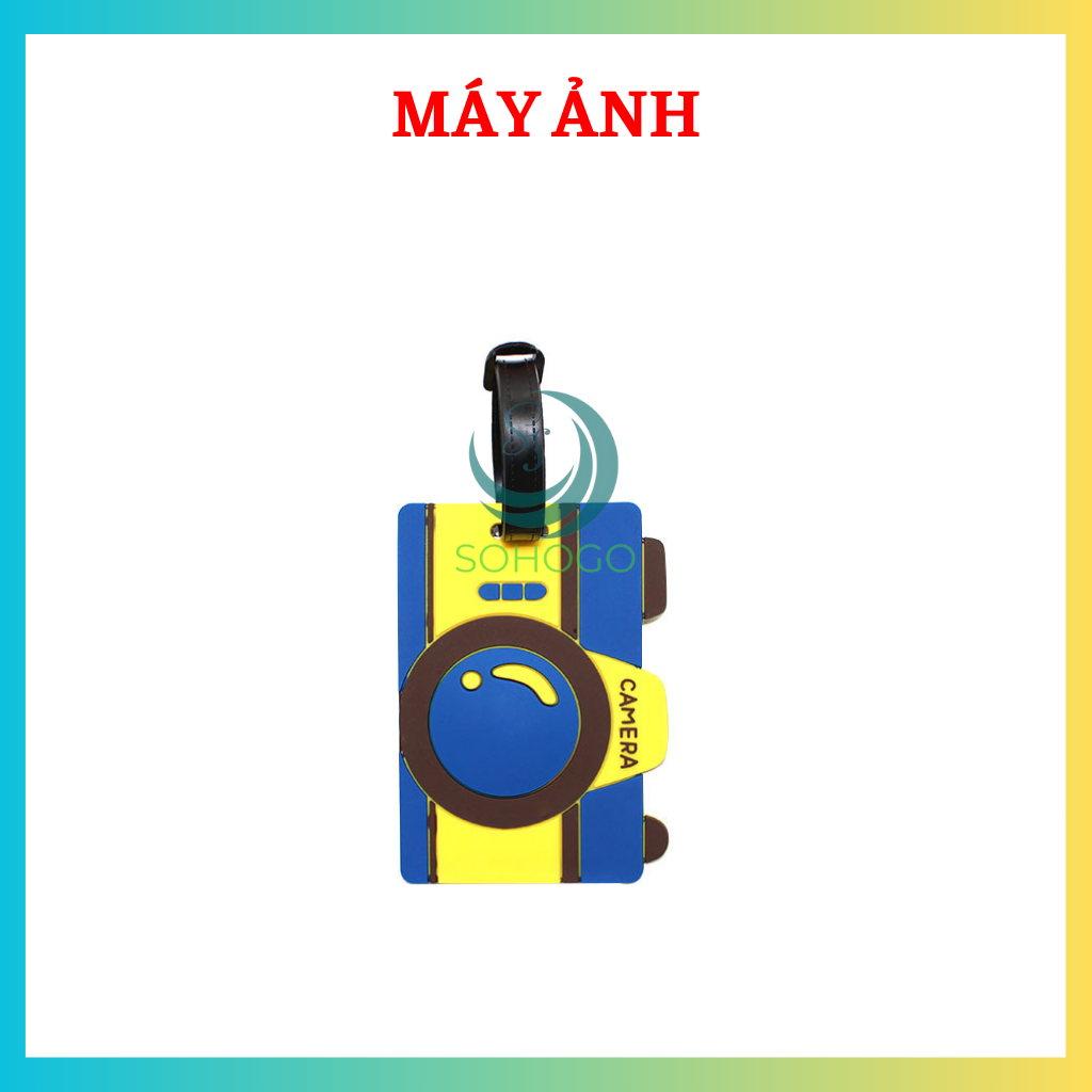 [CHỌN MẪU]-Thẻ tên treo vali/hành lý/ balo du lịch bằng PVC-Name tag in họa tiết họa hình cao cấp