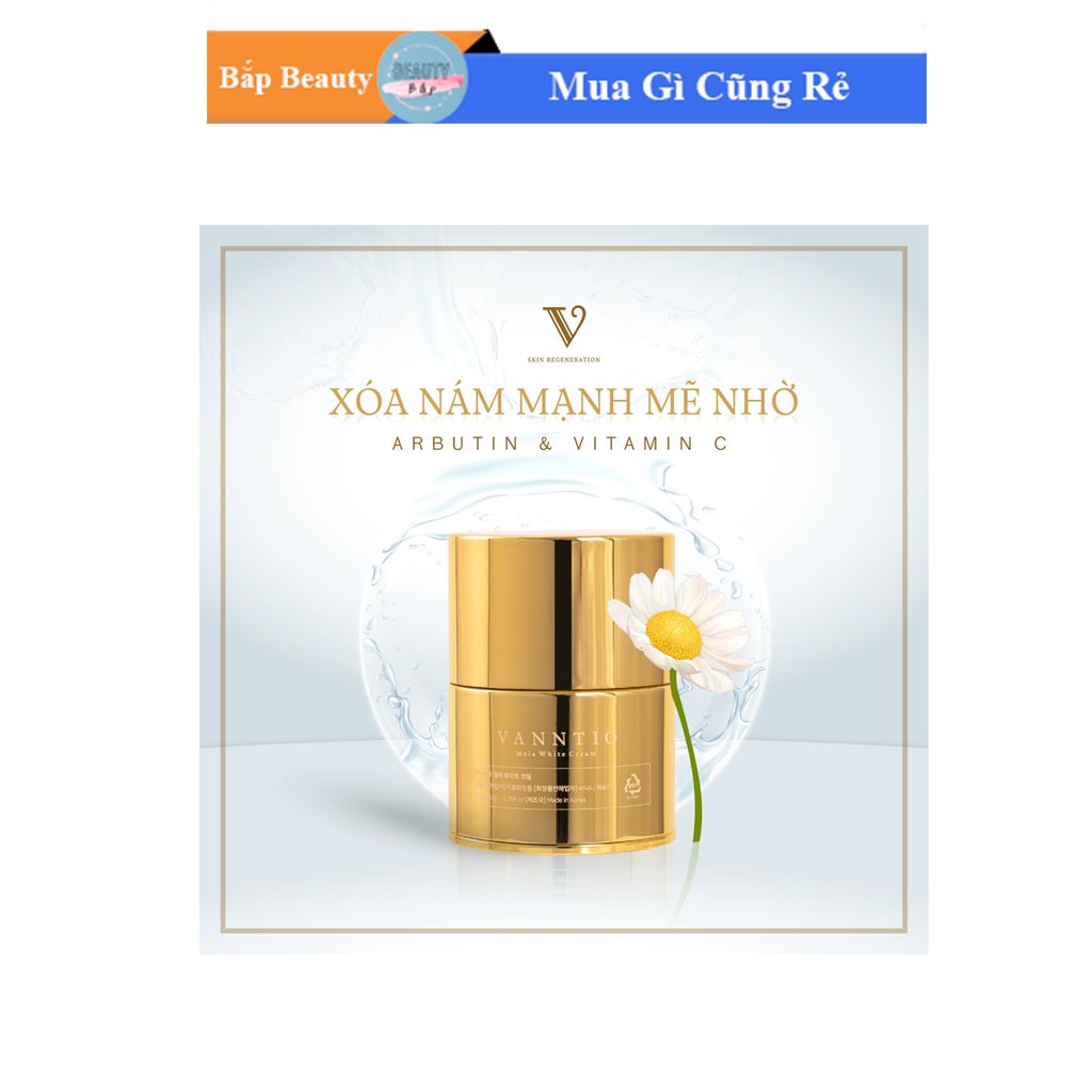 [Hcm]Kem Nám Vanntio Hàn Quốc - Giảm Nám Và Dưỡng Trắng Da Hiệu Quả (Hộp 50Ml)