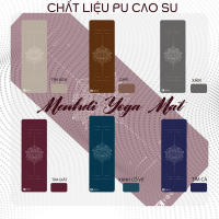 Thảm Tập Yoga Gym Định Tuyến HEBEYOGA Cao Su PU 5mm Siêu Bám Hút Mồ Hôi Nhanh Cao Cấp