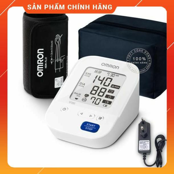 Máy Đo Huyết Áp Tự Động Omron Hem - 7156 + Tặng Adater Trị Giá 180K