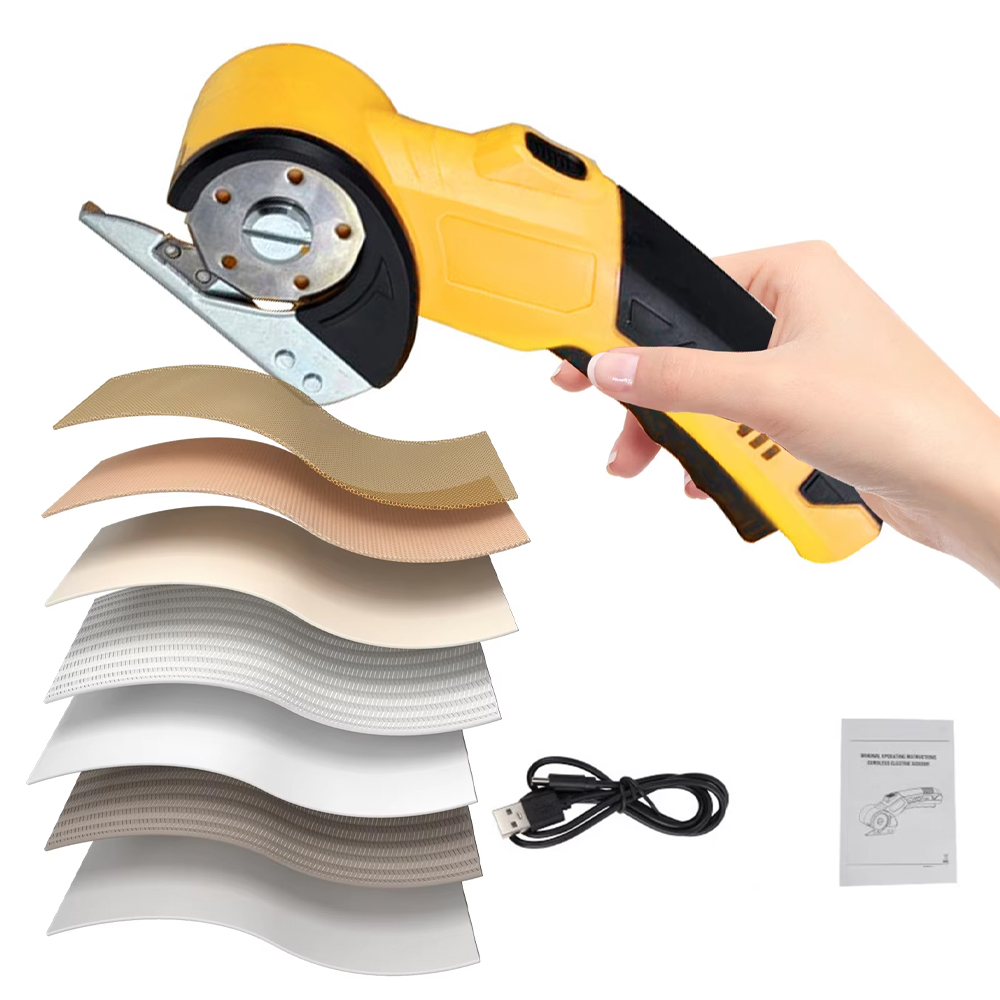 Toll-Hive Máy Cắt Mini Cầm Tay Dùng Pin Có Đèn Led – Lưỡi Cắt SK5 Sạc Type-C Cắt Vải Giấy Da Nhẹ Nhàng