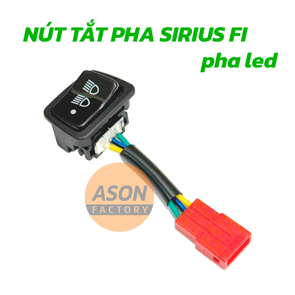 Công tắc bật tắt đèn pha cho xe Sirius FI NVX pha LED đời mới