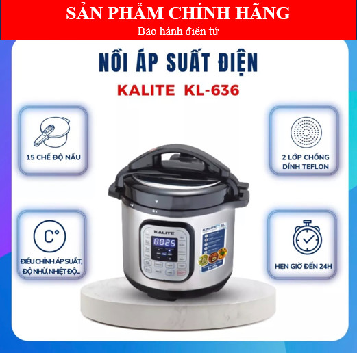 Nồi áp suất Kalite KL-636 (6 lít) - Điện Máy Tiện Lợi 247 - Giao hàng miễn phí