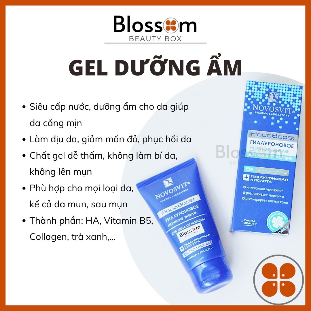 [Hcm]Gel Thạch Dưỡng Ẩm Cấp Nước Novosvit