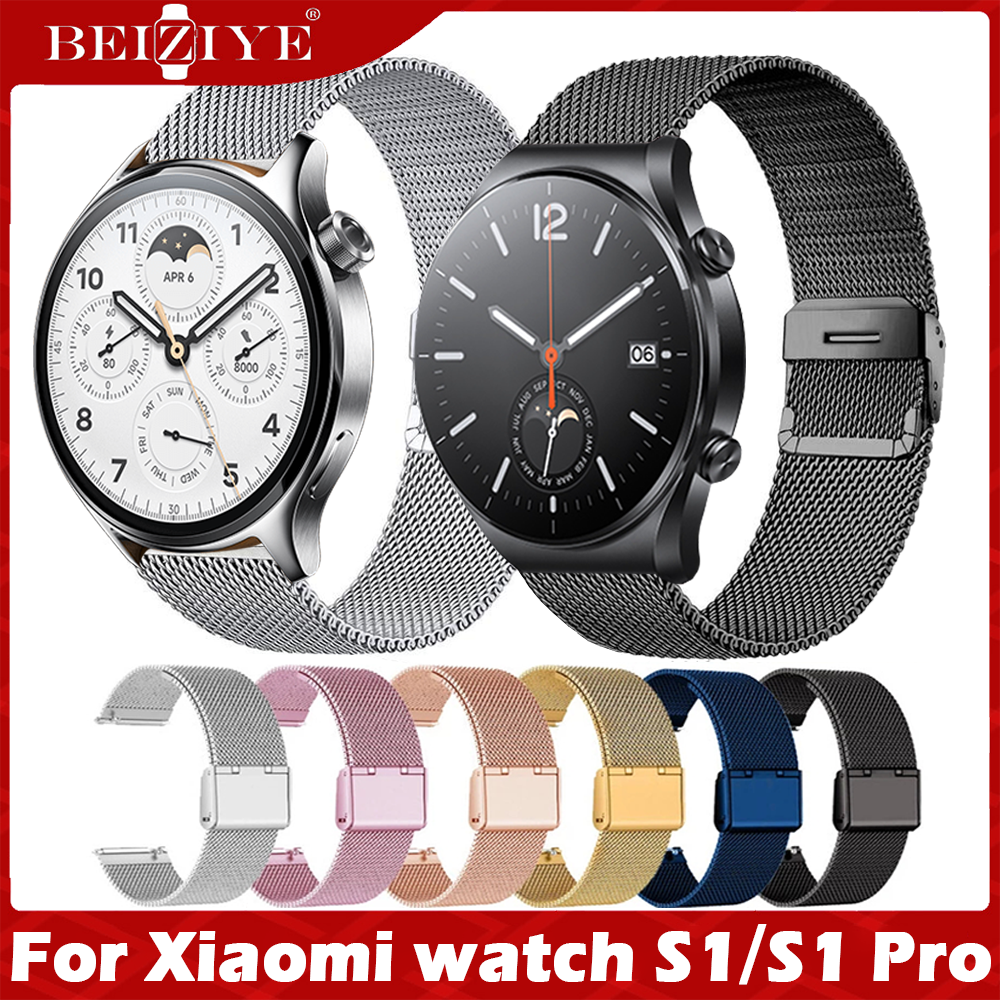 Dây Milanese Loop For Xiaomi Watch S1 Dây đeo Đồng hồ thông minh For Xiaomi Watch S1 Pro Dây đeo Đồn