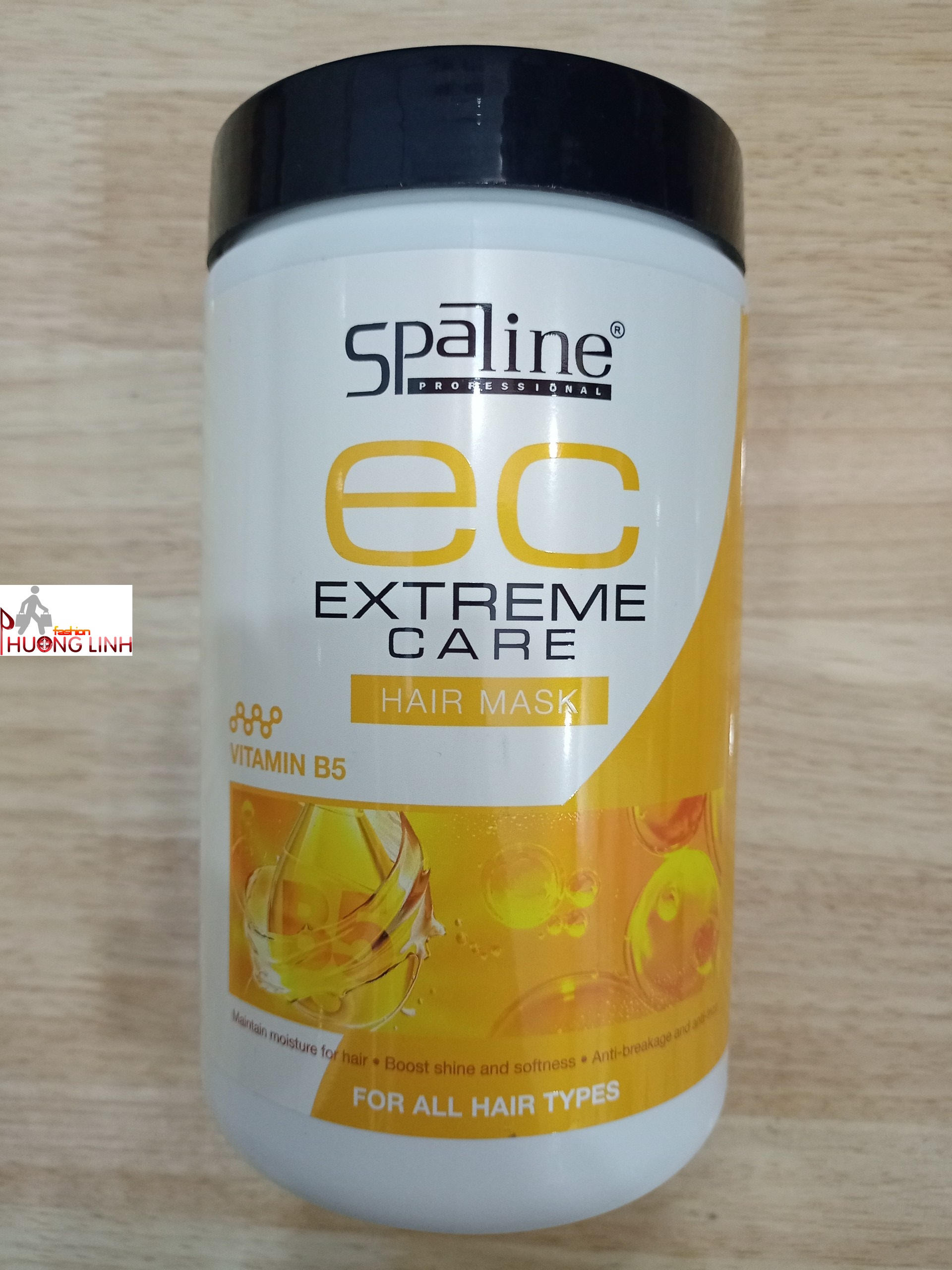 Hấp / xã mặt nạ chăm sóc tóc Vitamin B5 Spaline 850ml lavox dùng để ủ xã tóc