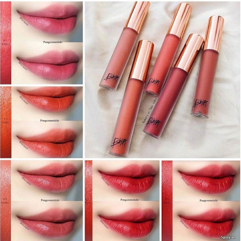 Son Bbia Last Velvet Lip Tint chinh hang Han Quoc