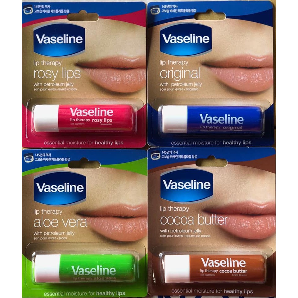 [Hcm]Son Dưỡng Môi Vaseline Lip Therapy Mềm Mịn Căng Mọng