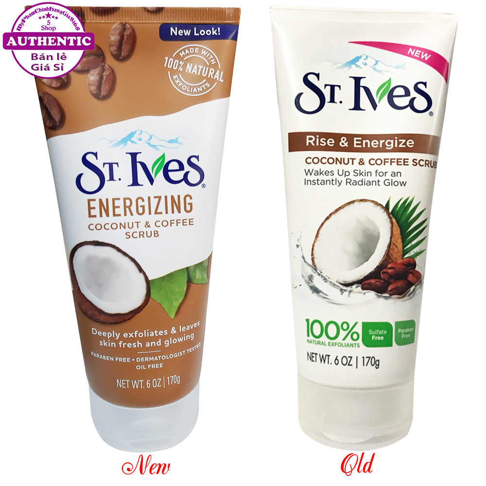 Sữa Rửa Mặt Tẩy Tế Bào Chết Cho Da Khô St.ives Coconut & Cofee