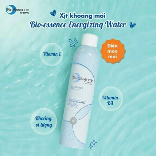 [HCM]Nước xịt khoáng Bio-Essence Miracle Bio Water Spray Mist dưỡng ẩm cao giúp làm mát mang lại cảm giác mềm mịn cho làn da