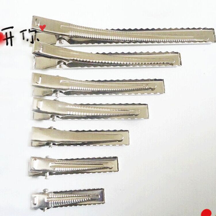Kẹp mỏ vịt làm kẹp tóc handmade set 50 chiếc - phôi làm kẹp tóc handmade đủ size
