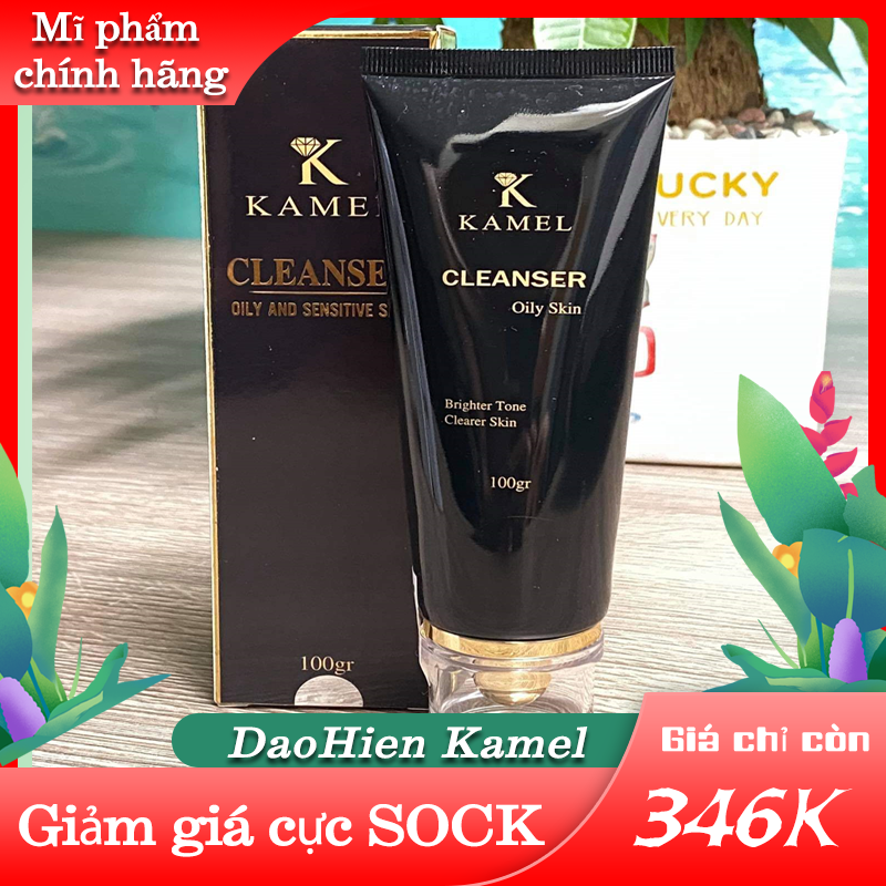 Sữa Rửa Mặt Kamel (Chính Hãng) 100Ml Sạch Sâu Sáng Da Ngừa Mụn Dành Cho Da Dầu Và Mụn