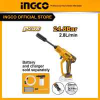 Máy rửa xe cầm tay dùng pin áp lực cao 20V INGCO CPWLI2036 (BODY) | CPWLI20362 BỘ ĐẦY ĐỦ chính hãng
