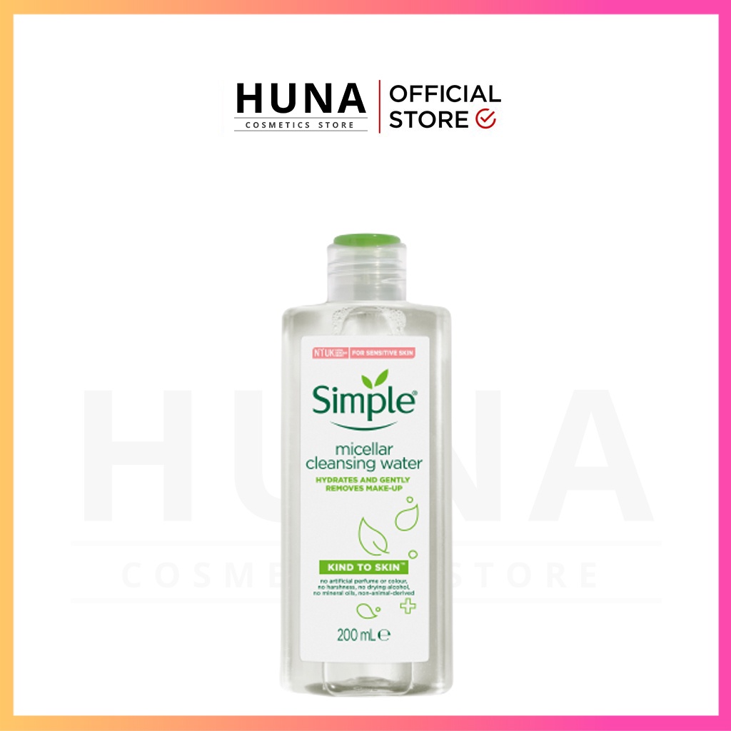 Nước Tẩy Trang Simple - Huna Cosmetics