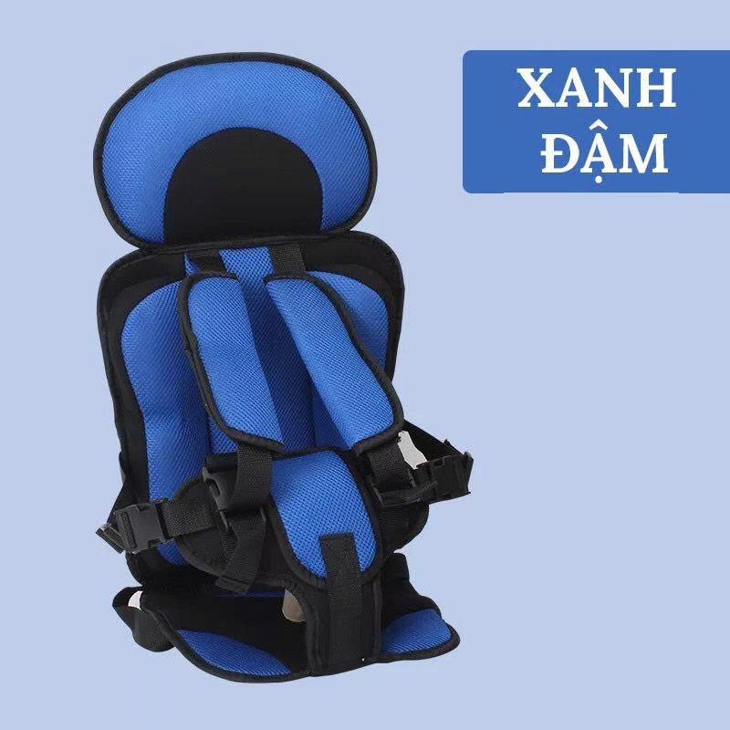 Đệm Ghế ô tô cho bé từ 0-8 tuổi - Đai an toàn cho em bé trẻ em trên xe hơi phù hợp mọi loại xe