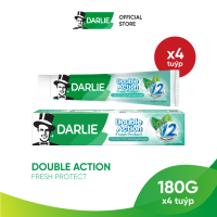 Bộ 4 Kem Đánh Răng Darlie Double Action Fresh Protect 180g