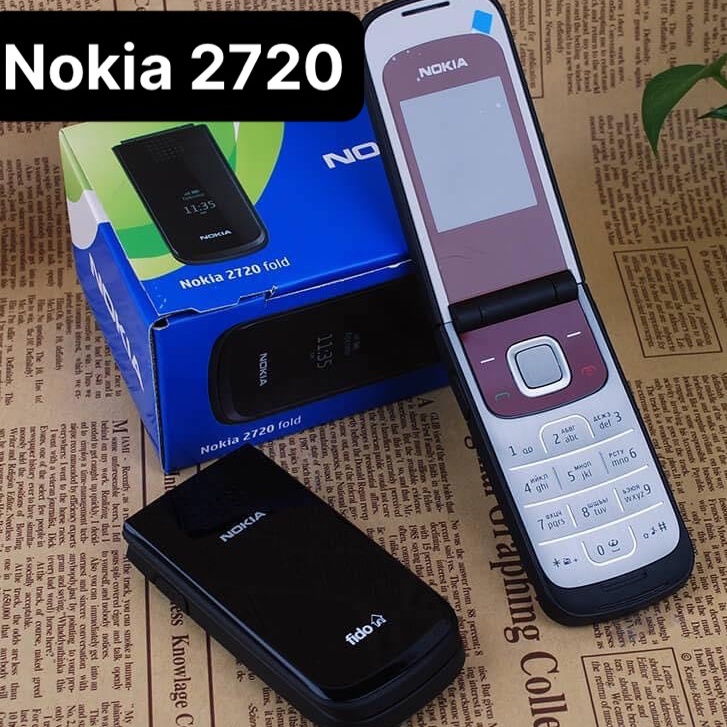 Điện thoại nắp gập Nokia 2720  Loa To Nghe Gọi Rõ Ràng – Bảo Hành 12 Tháng