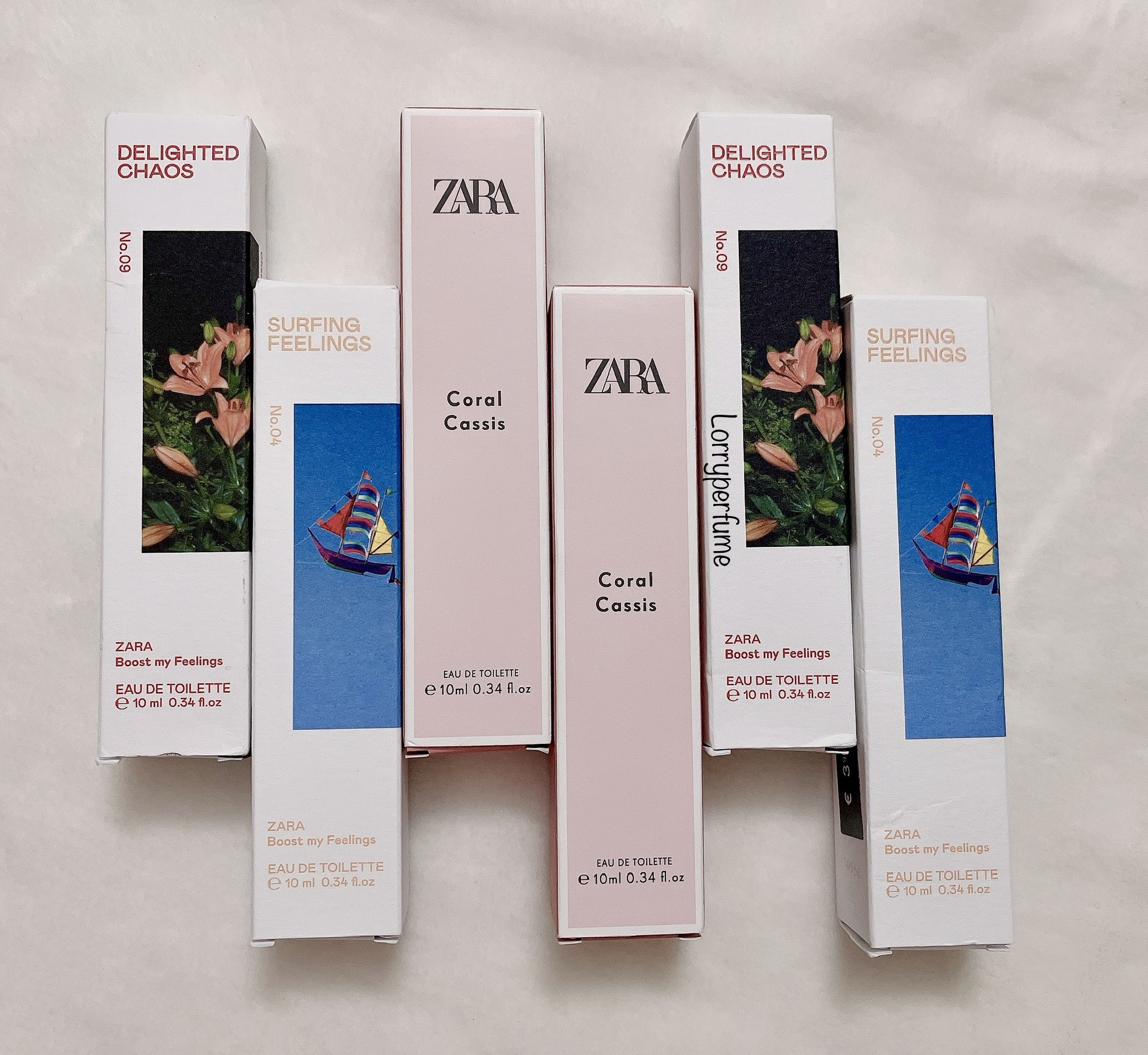 Nước Hoa Nữ Zara Coral Cassis/ Delighted Chaos/ Surfing Feelings 10Ml Dạng Lăn Chính Hãng Siêu Tiện Lợi